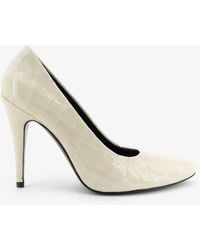 Jude - Jerry Leather Décolleté With Croco Motif - Lyst