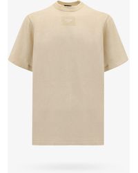 Fendi - Crew Neck Regular Fit Cotton T-shirts - Lyst