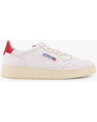 Autry - Medalist Leather Sneakers With Iconic Logo Detail - Lyst