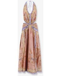 Zimmermann - Long Dress Indra Cotton-Silk - Lyst