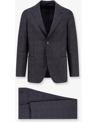 Lardini - Roma Single-Breasted Virgin Wool Suit - Lyst
