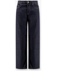 TOTEME - Totme Logo Patch Straight-Leg Jeans - Lyst