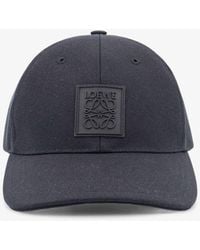 Loewe - Cotton Hat With Anagram Logo Patch - Lyst