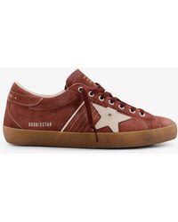 Golden Goose - Super Star Double Quarter Suede Sneakers - Lyst
