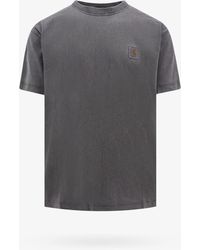 Carhartt - Cotton T-Shirt With Logo Patch - Lyst