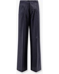 Y-81 - Cotton Trousers With Pinstripe Pattern - Lyst