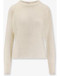 Nude - Mohair Blend Sweater With Sequins - Lyst