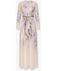 Zimmermann - Dress Luna Viscose - Lyst