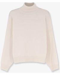 Brunello Cucinelli - Cashmere Turtleneck With Monili Detail On The Back - Lyst
