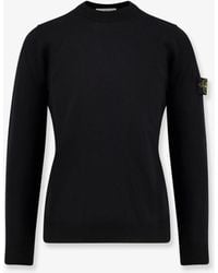 Stone Island - Certified Virgin Wool Sweater - Lyst