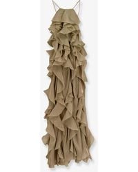 ACTUALEE - Long Dress With Ruffles - Lyst