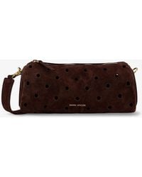 MANU Atelier - Mini Cylinder Suede Crossbody Bag - Lyst