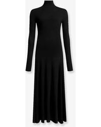 Alaïa - Viscose Long Heart Dress - Lyst