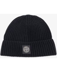 Stone Island - Geelong Virgin Wool Hat - Lyst