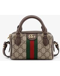 Gucci - Ophidia Mini Bag Gg Supreme Fabric Crossbody Bag - Lyst