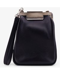 マックスマーラ Marines Weaving perforated leather handbag Max Mara Marines Weaving Perforated Leather Handbag With