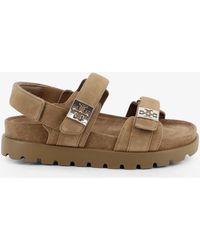 Tory Burch - Suede Sandals Mellow Sport - Lyst
