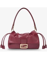 Fendi - Borsa A Spalla Baguette Soft Medium - Lyst