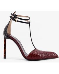 Tom Ford - Python-Effect Leather Pumps - Lyst