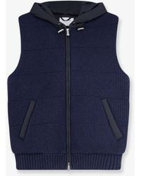 Gran Sasso - Sleeveless Virgin Wool Jacket - Lyst