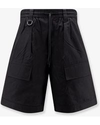 Y-3 - Cotton Blend Cargo Bermuda Shorts - Lyst