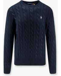 Polo Ralph Lauren - Cotton Sweater With Cable Knit - Lyst