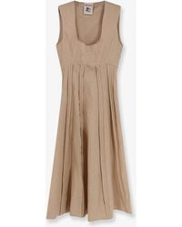 Semicouture - Linen Dress - Lyst