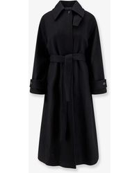 Hevò - Moschella Wool Blend Coat - Lyst