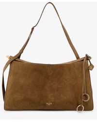 Alaïa - Le Click Pocket 35 Nabuck Shoulder Bag - Lyst