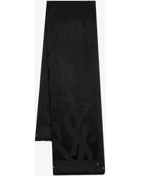 Saint Laurent - Sustainable Wool Scarf - Lyst