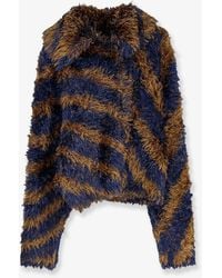 Dries Van Noten - Terrace Frayed Fabric Cardigan - Lyst