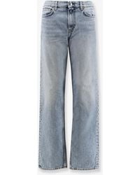 TOTEME - Low Straight Organic Cotton Jeans - Lyst