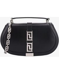 Versace - Greca Goddess Leather Crossbody Bag - Lyst