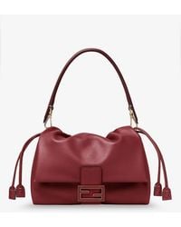 Fendi - Mamma Baguette Medium Leather Crossbody Bag - Lyst