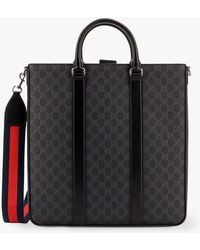 Gucci - Gg Supreme Fabric Shopping Bag With Shoulder Strap - Lyst