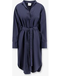 Nude - Cotton Dress With Belt - Lyst