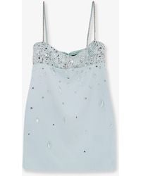 retroféte - Seychelles-Lorelai Satin Mini Dress - Lyst