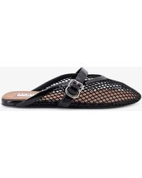 Alaïa - Flat Mesh Sandals - Lyst
