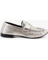 Semelle - Laminated Leather Loafers - Lyst