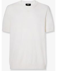 Fendi - Cotton And Cashmere Sweater - Lyst