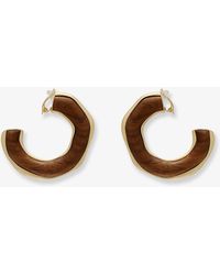 Cult Gaia - Madeira Natural Wood Earrings - Lyst