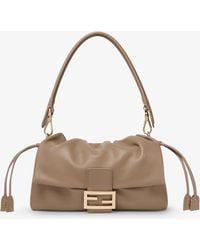 Fendi - Baguette Soft Medium Leather Shoulder Bag - Lyst