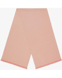 Gucci - Jacquard Wool Scarf With Gg Motif - Lyst
