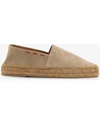 Kiton - Suede Espadrilles With Iconic Stitching - Lyst