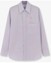 The Seafarer - Kim Striped Cotton Shirt - Lyst