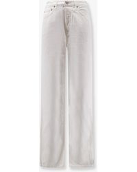 Agolde - Straight Fit Regenerative Cotton Trouser - Lyst