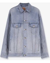 Balenciaga - Washed Out Denim Jacket - Lyst
