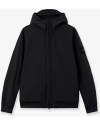 Stone Island - Soft Shell-R-E.Dye Technology Wind And Water Resistant Jacket - Lyst