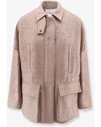 Hevò - Casteldelmonte Wool Blend Coat - Lyst