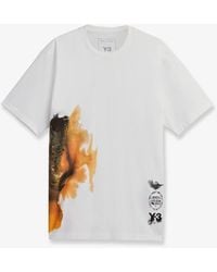 Y-3 - Cotton Gfx Ss Tee T-Shirt - Lyst